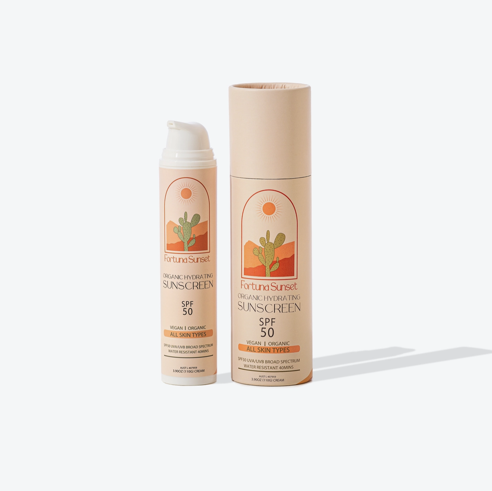 Fortuna Sunset SPF – Hydrating, Mineral Sun Protection with Hyaluronic Acid